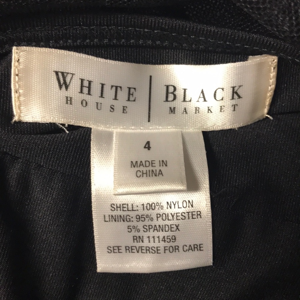WHBM Little Black Dress Beading EUC - Picture 8 of 8